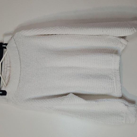 Free People Beach Carter Sweater Shorts Set Size Large Cotton Blend BoHo Beachy - Picture 7 of 16